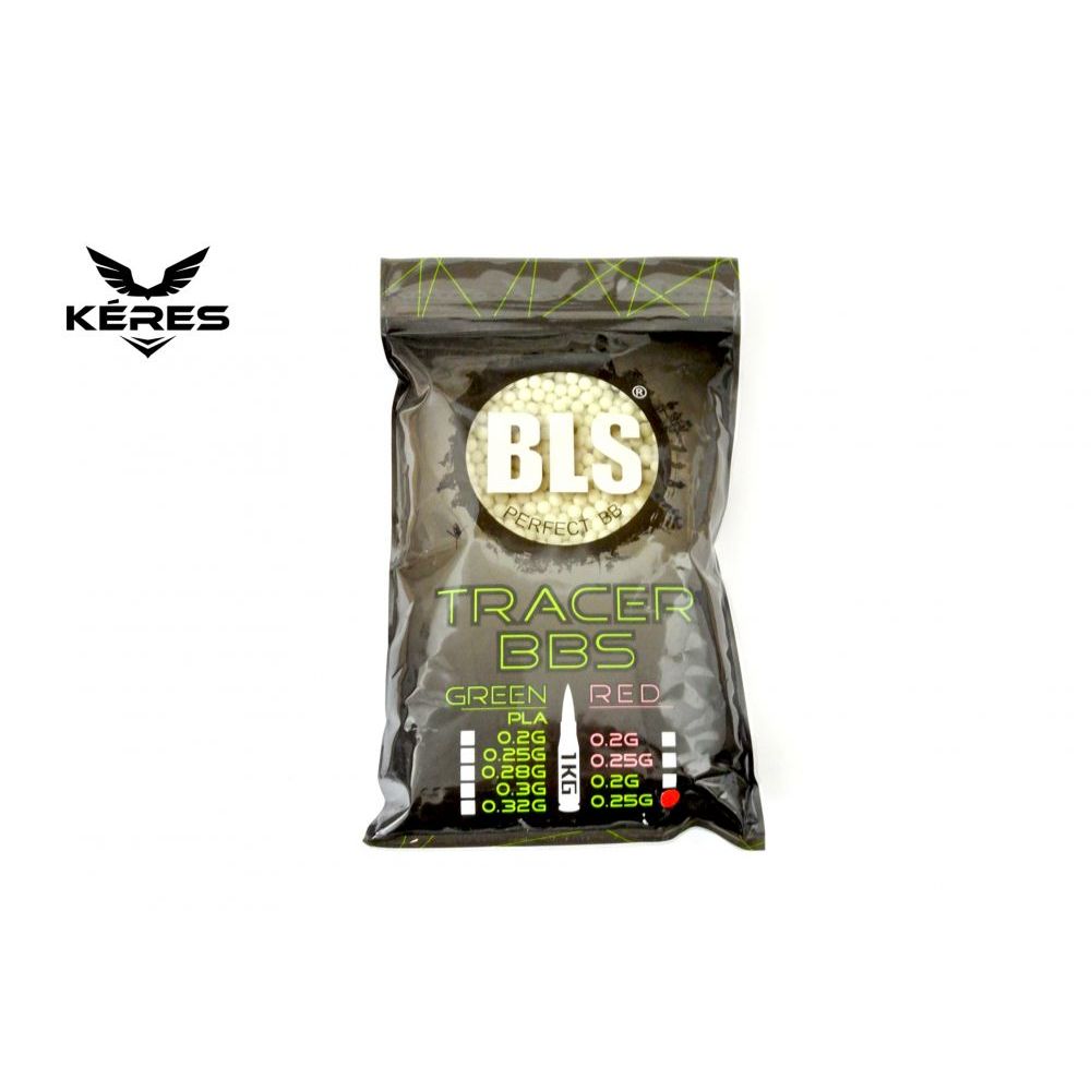 Nasvětlovací kuličky Tracer - zelené 0.25g/4000ks - 1 Kg - BLS
