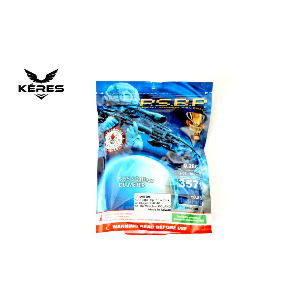 Kuličky Perfect bílé 0.28g/3500ks - G&G