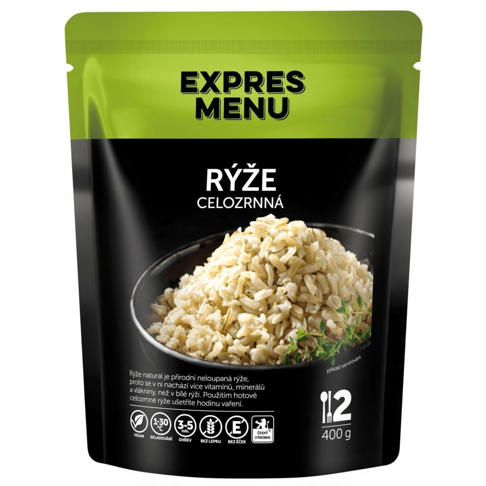 Celozrnná rýže - 2 porce - Expres Menu 