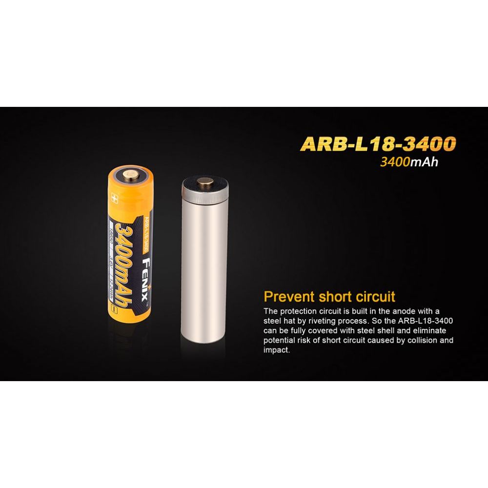Dobíjecí baterie 18650 3400mAh(Li-Ion) - Fenix
