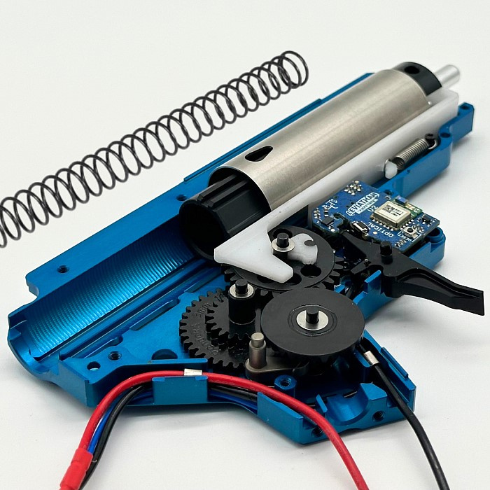 Kompletní Full upgrade CNC mechabox  BLUE EDITION 1,7J - Retro Arms