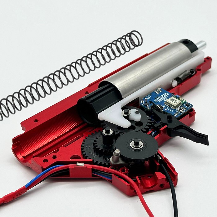 Kompletní Full upgrade CNC mechabox RED EDITION 2,2J - Retro Arms