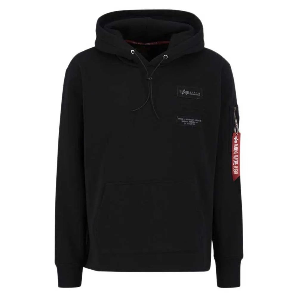 Mikina Patch Hoody LF - černá - Alpha Industries