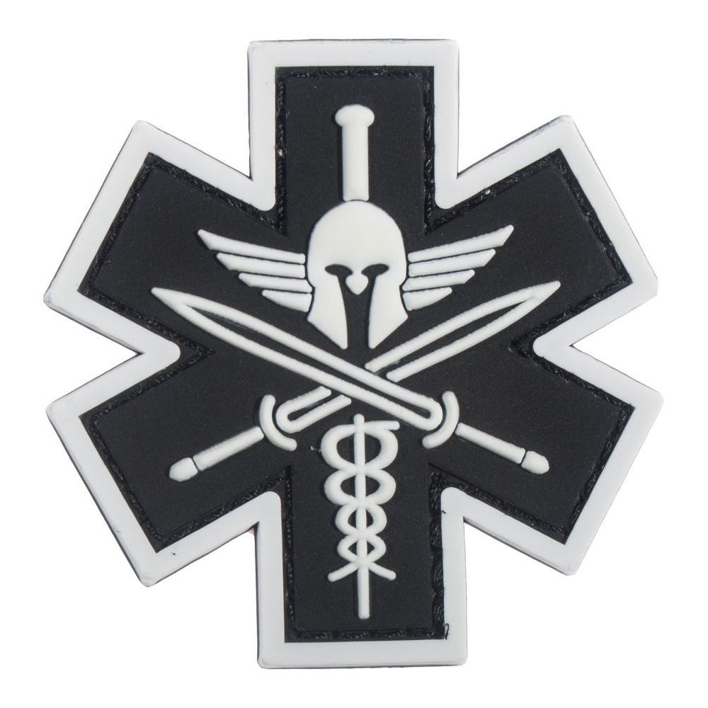 Nášivka Medic Tactical 3D - černá -  Delta Armory 