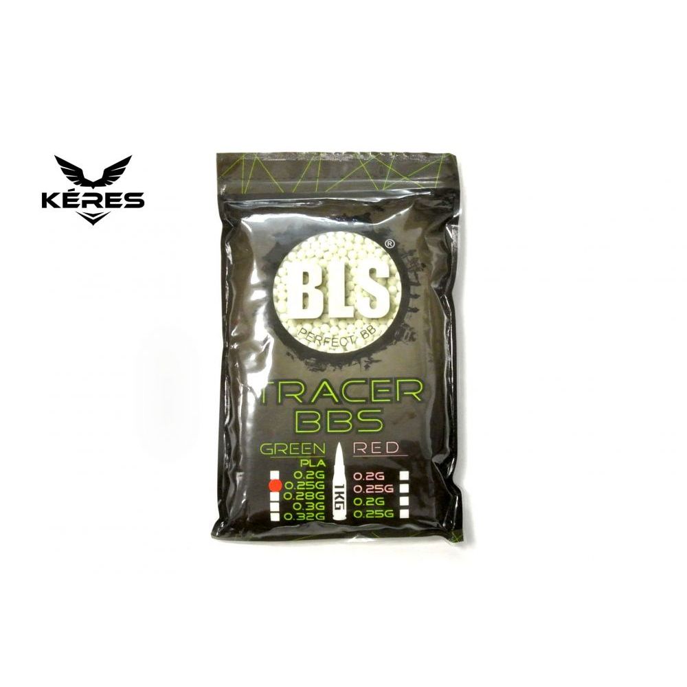 Nasvětlovací kuličky PLA Tracer - zelené 0.25g/4000ks - 1 Kg - BLS