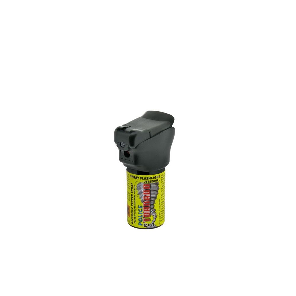 Pepřový sprej POLICE TORNADO se svítilnou (SFL-01-40) - 40ml - ESP