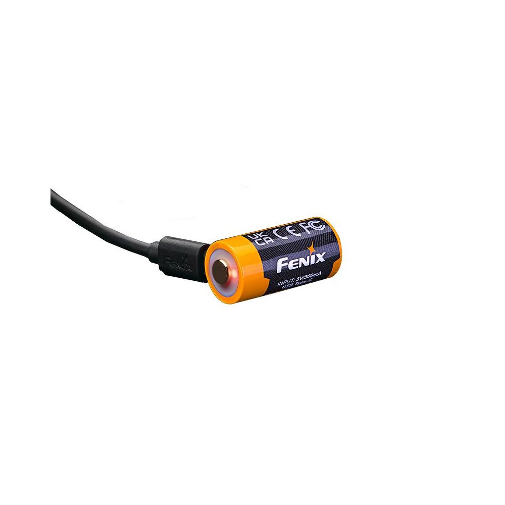 RCR123A 800mAh USB-C Li-ion - Fenix