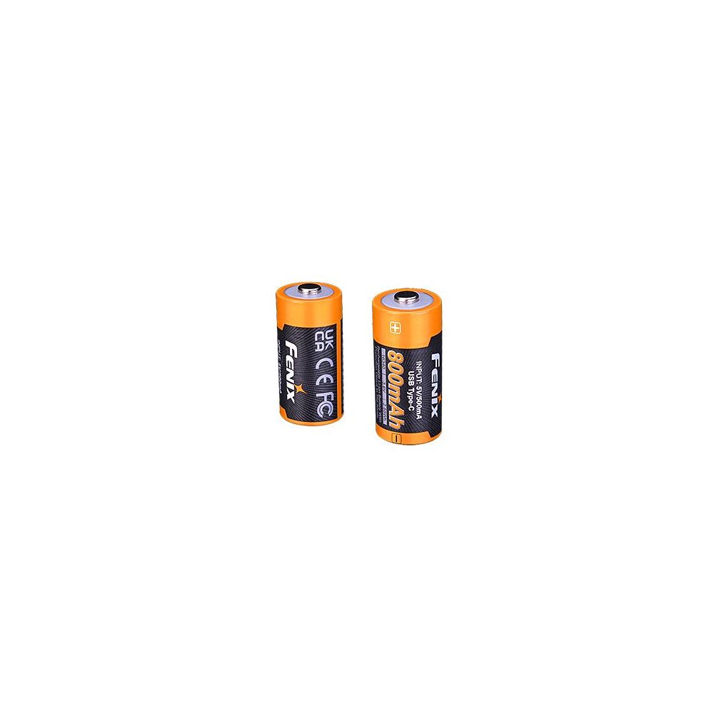 RCR123A 800mAh USB-C Li-ion - Fenix