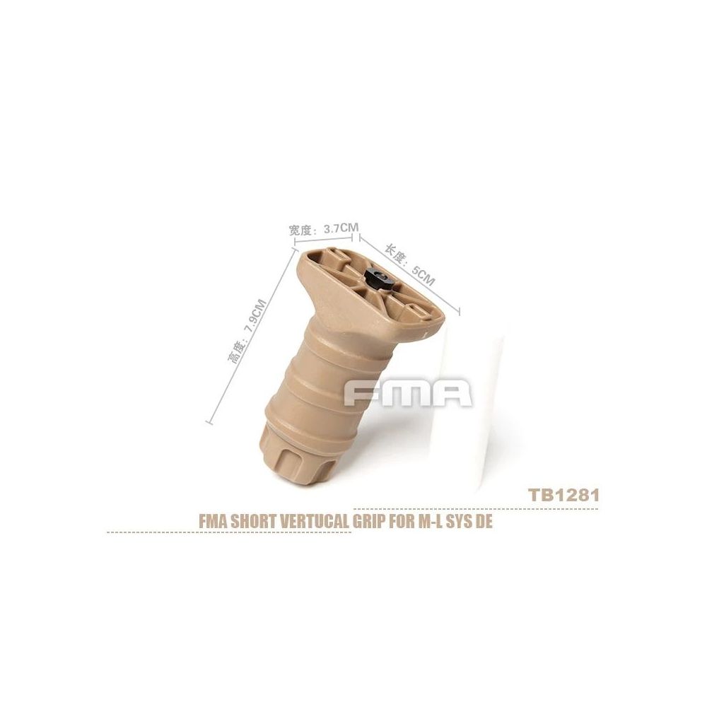 Taktická krátká rukojeť STUBBY grip pro M-LOK - FMA
